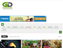 Tablet Screenshot of gigadicas.com